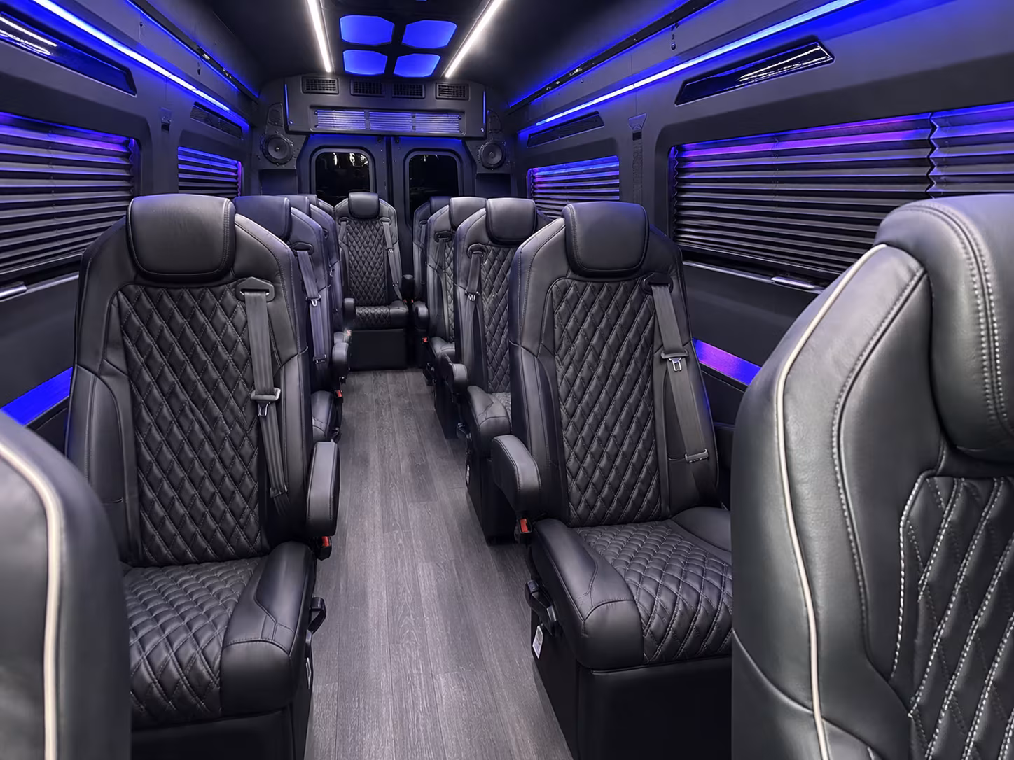 10 passenger sprinter van inside