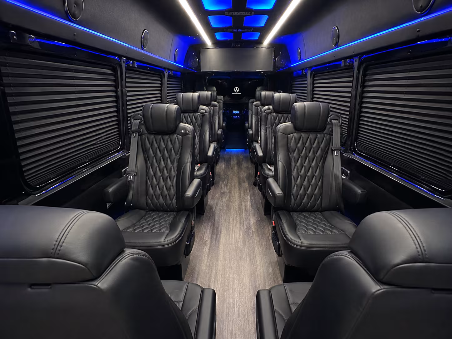 daily employee shuttle sprinter vans for recurring commuter routes in lancaster california