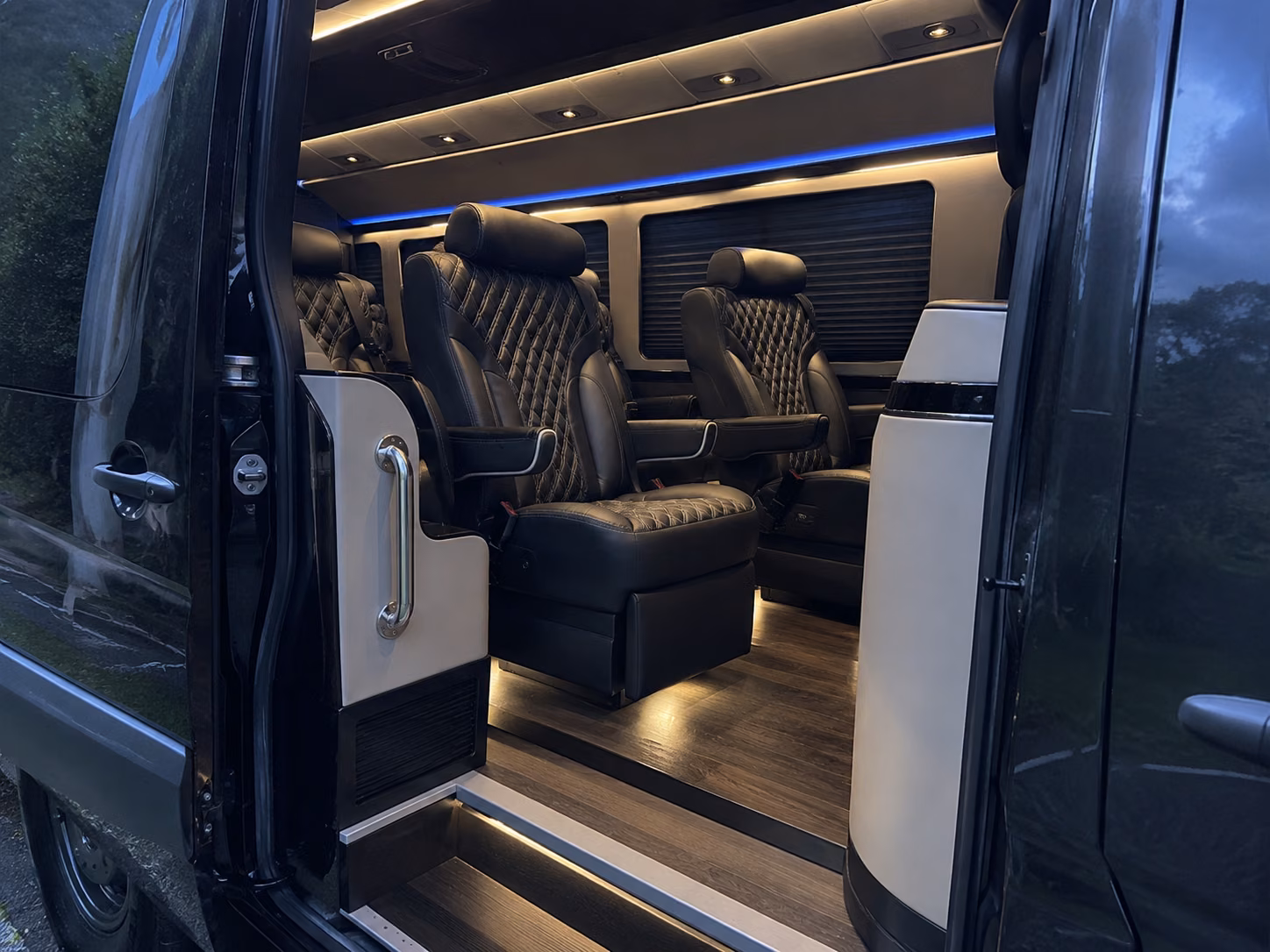 lancaster 12 passenger sprinter van inside