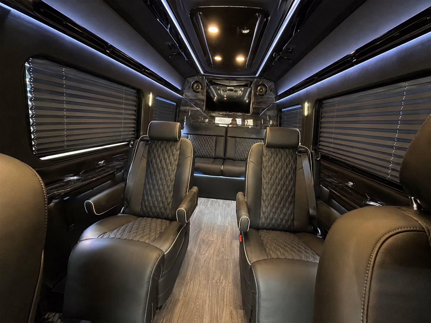 lancaster 15 passenger sprinter van inside