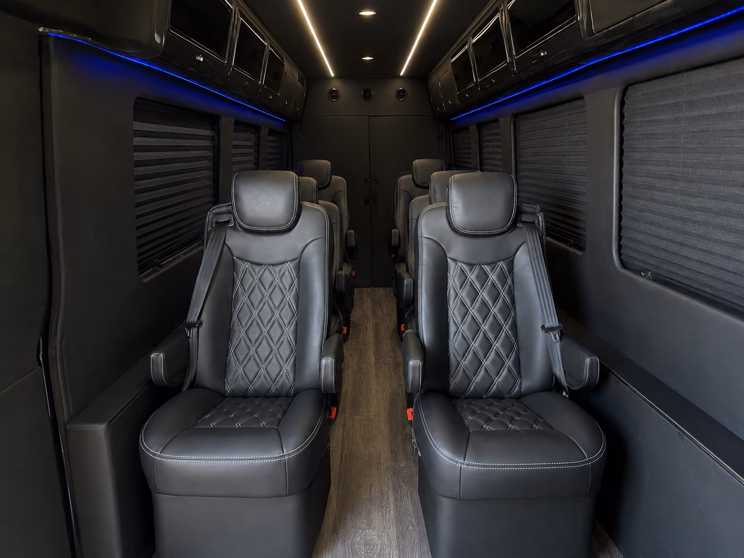 lancaster 18 passenger sprinter van inside