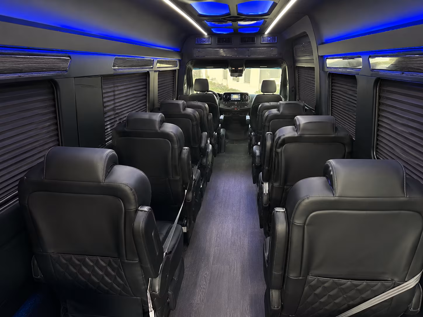 lancaster 18 passenger sprinter van interior