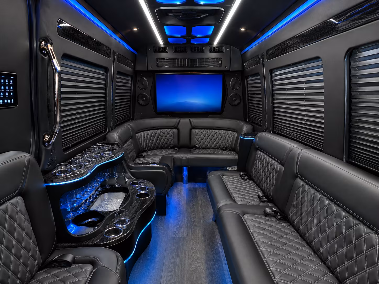 lancaster sprinter limousine inside